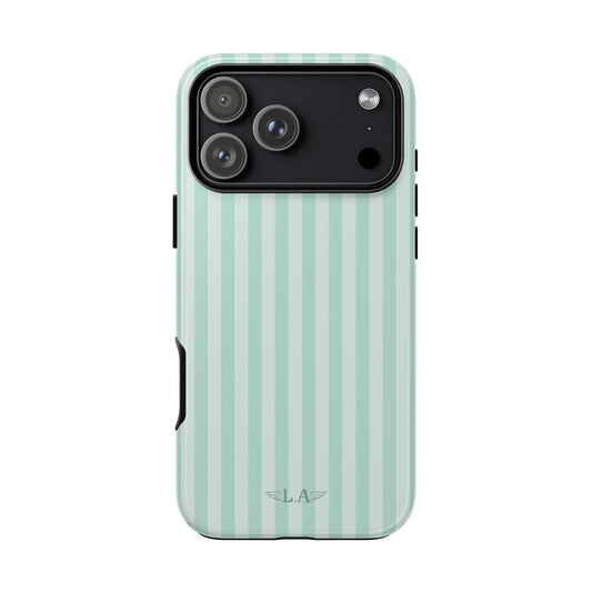 Mint Stripes Phone Case