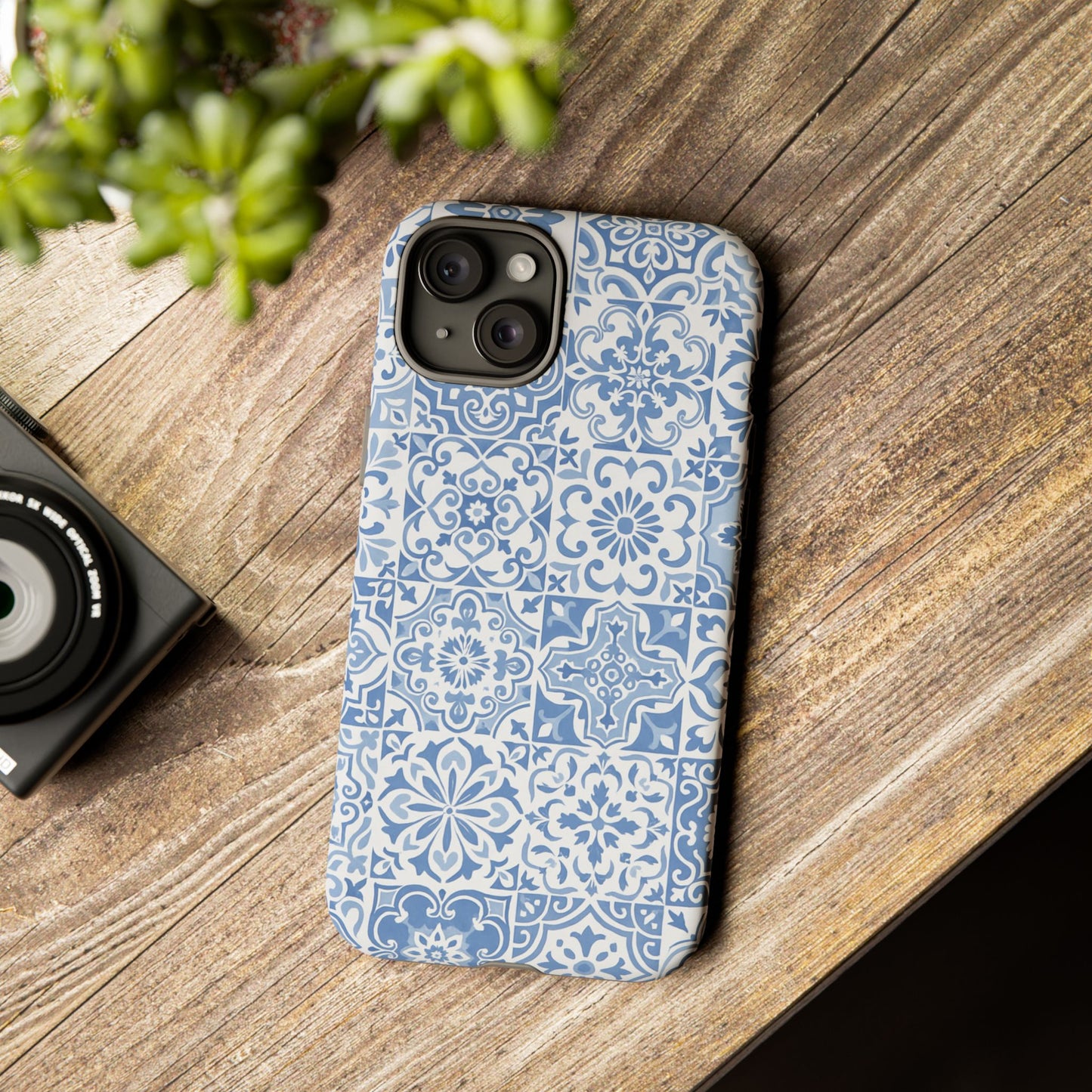 Blue Coastal Tile Phone Case