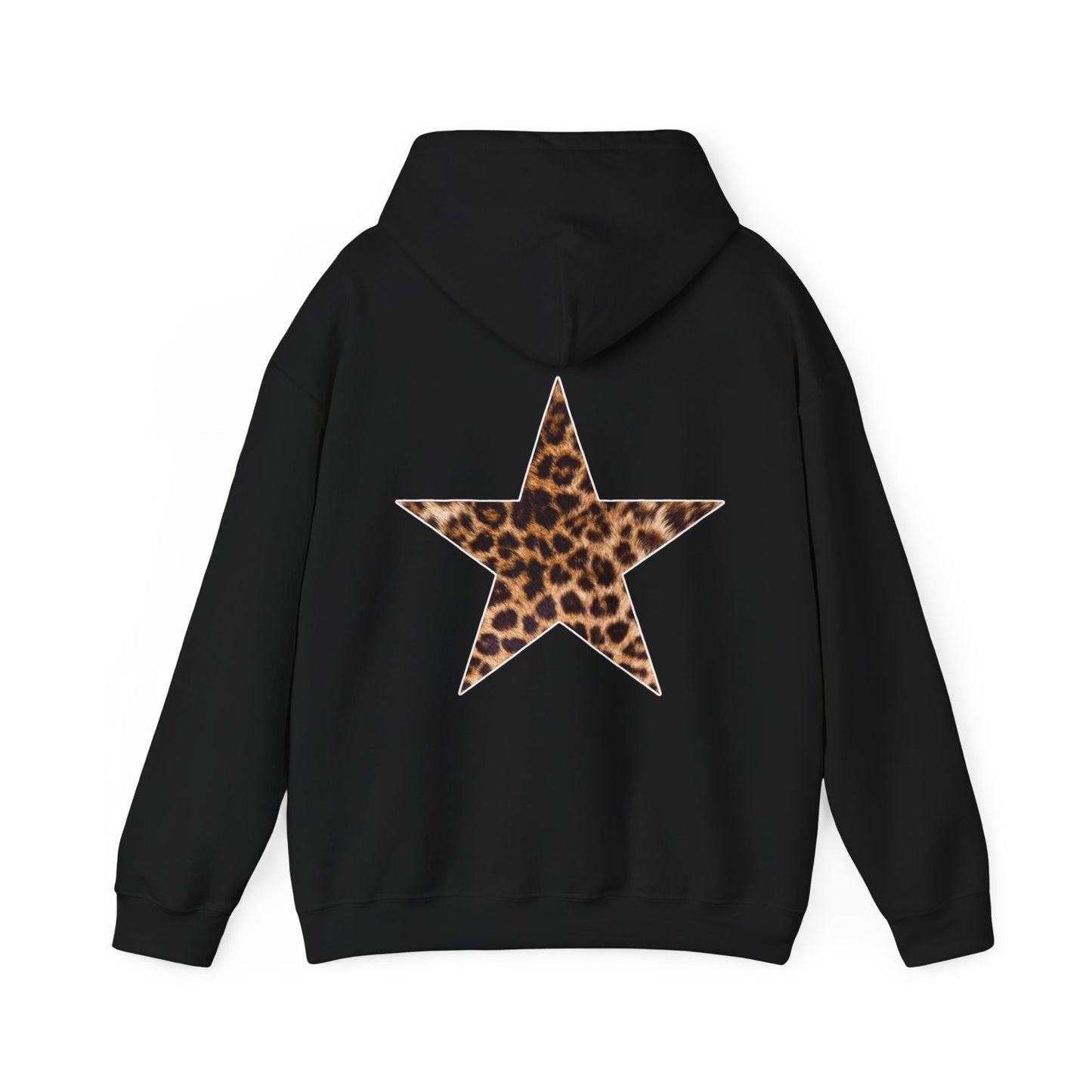 Leopard Print Star Hoodie