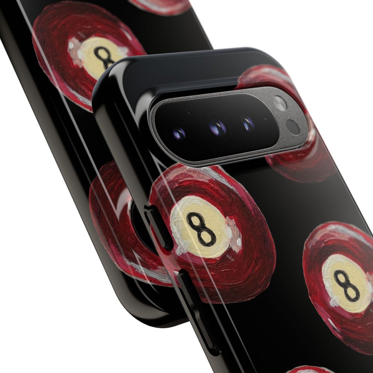 Red Eight Ball Phone Cases
