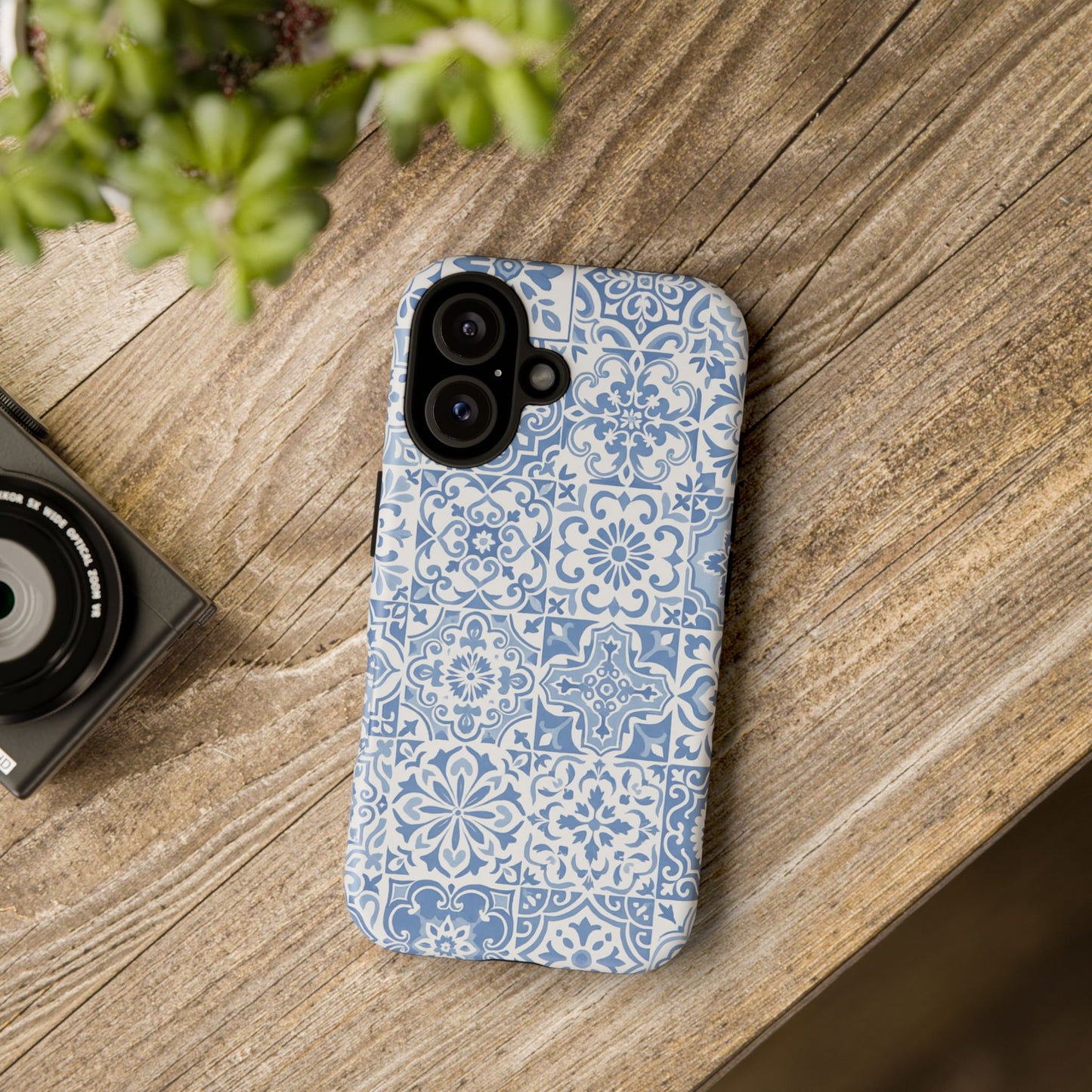 Blue Coastal Tile Phone Case