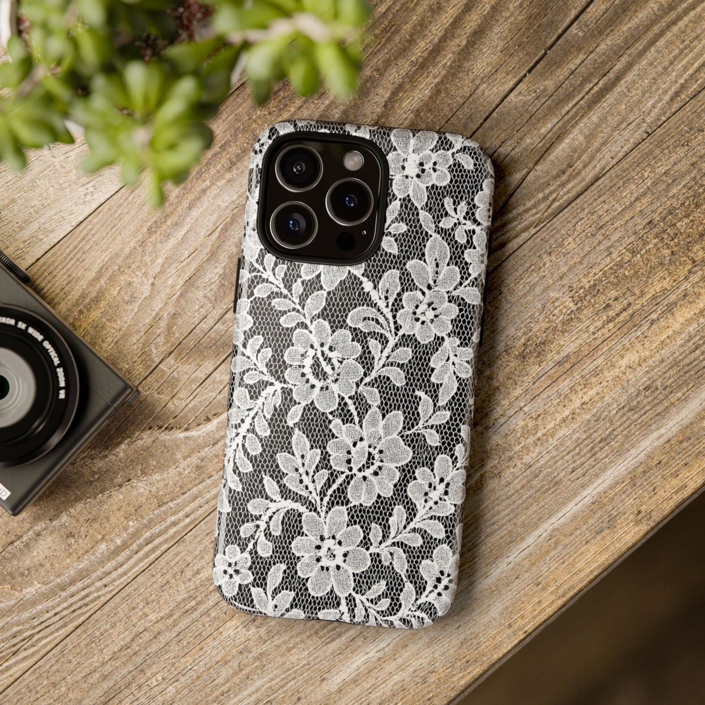 White Lace Phone Case