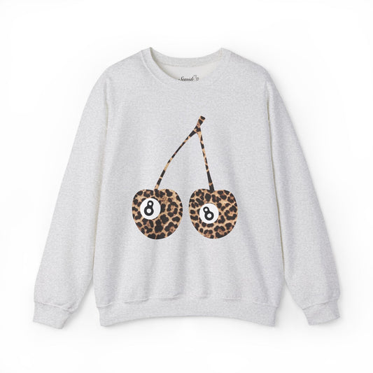 Leopard Cherries Crewneck