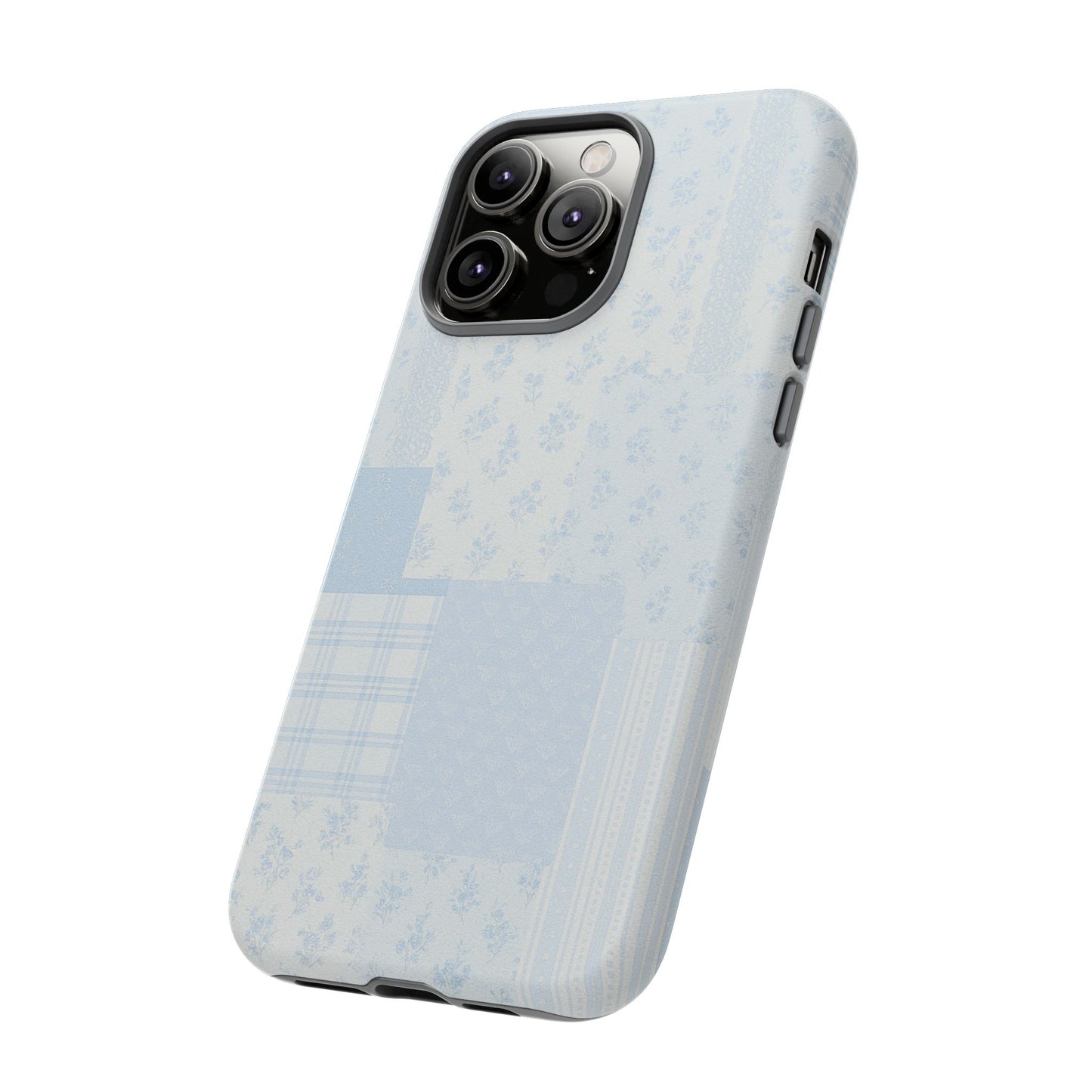 Blue Floral Lace Phone Case