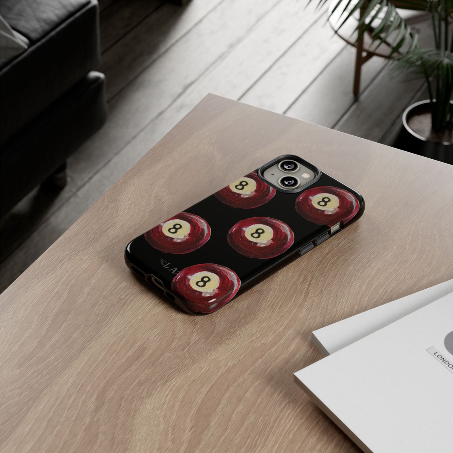 Red Eight Ball Phone Cases