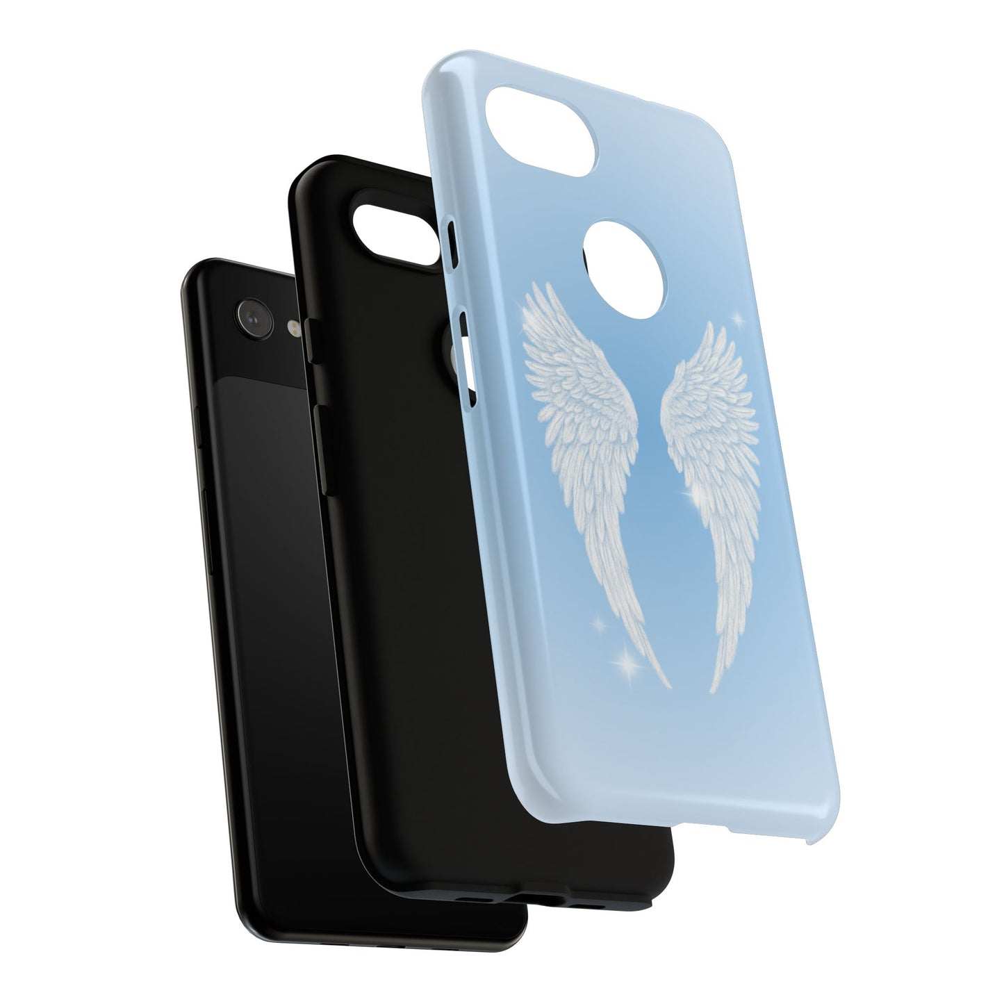 Blue Angel Wings Phone Case