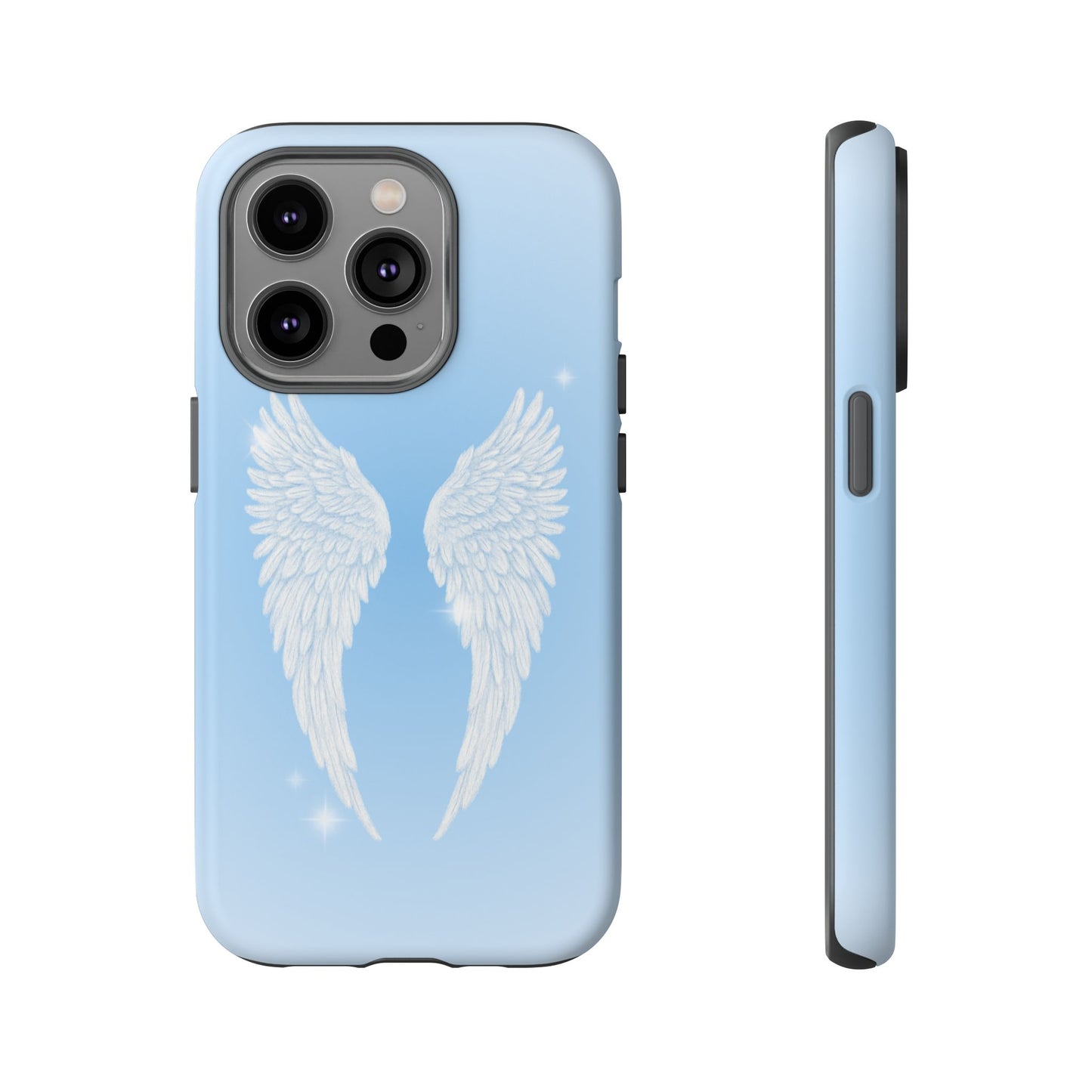Blue Angel Wings Phone Case