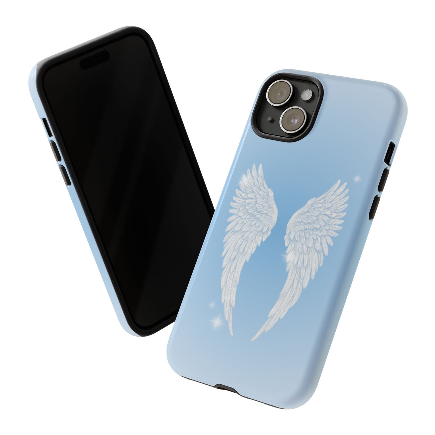 Blue Angel Wings Phone Case