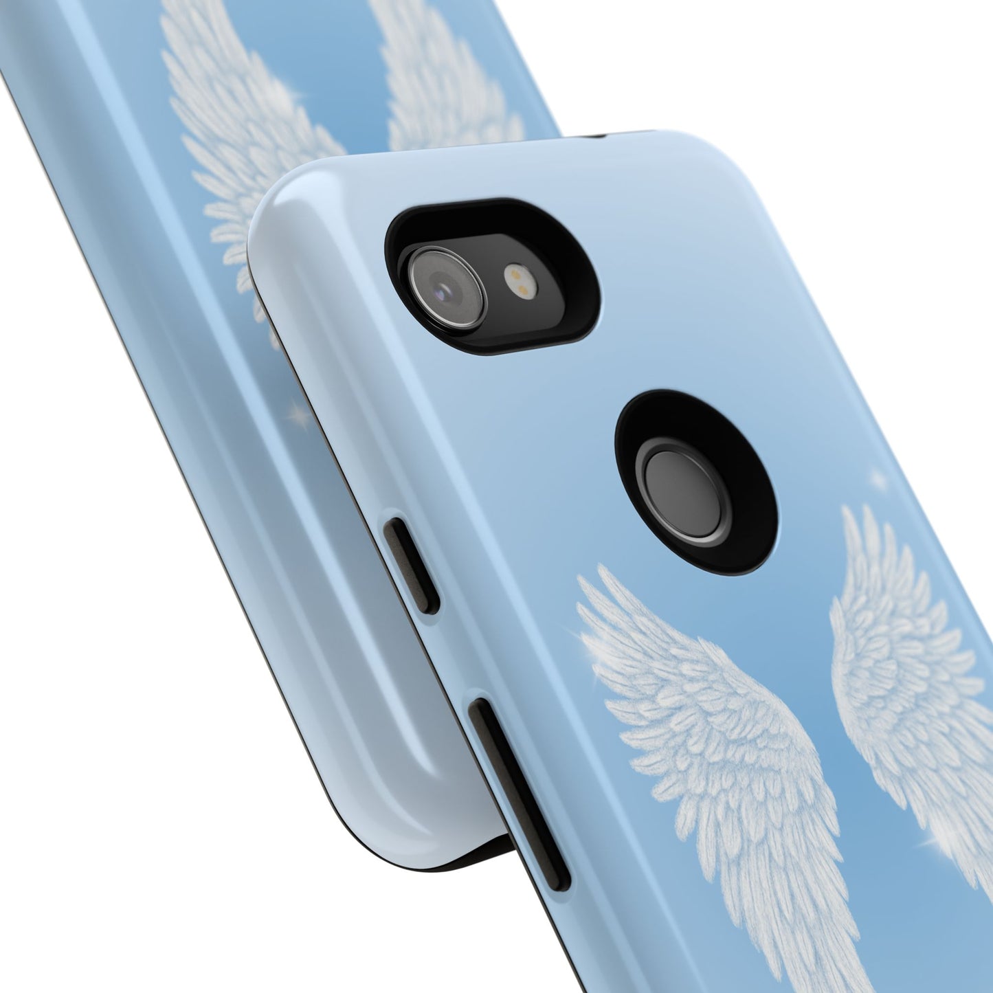 Blue Angel Wings Phone Case