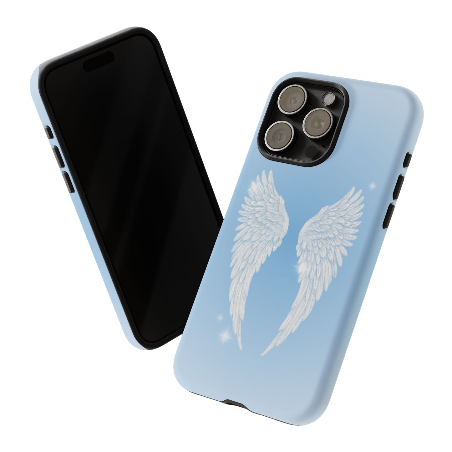 Blue Angel Wings Phone Case