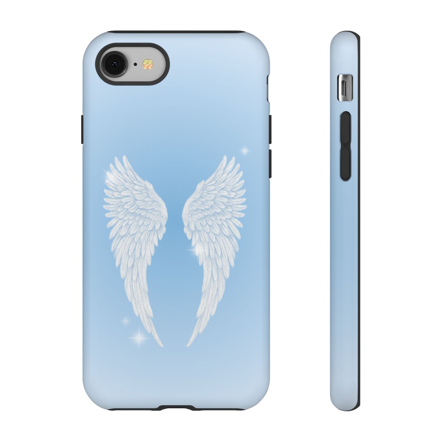 Blue Angel Wings Phone Case