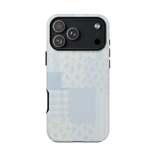 Blue Floral Lace Phone Case