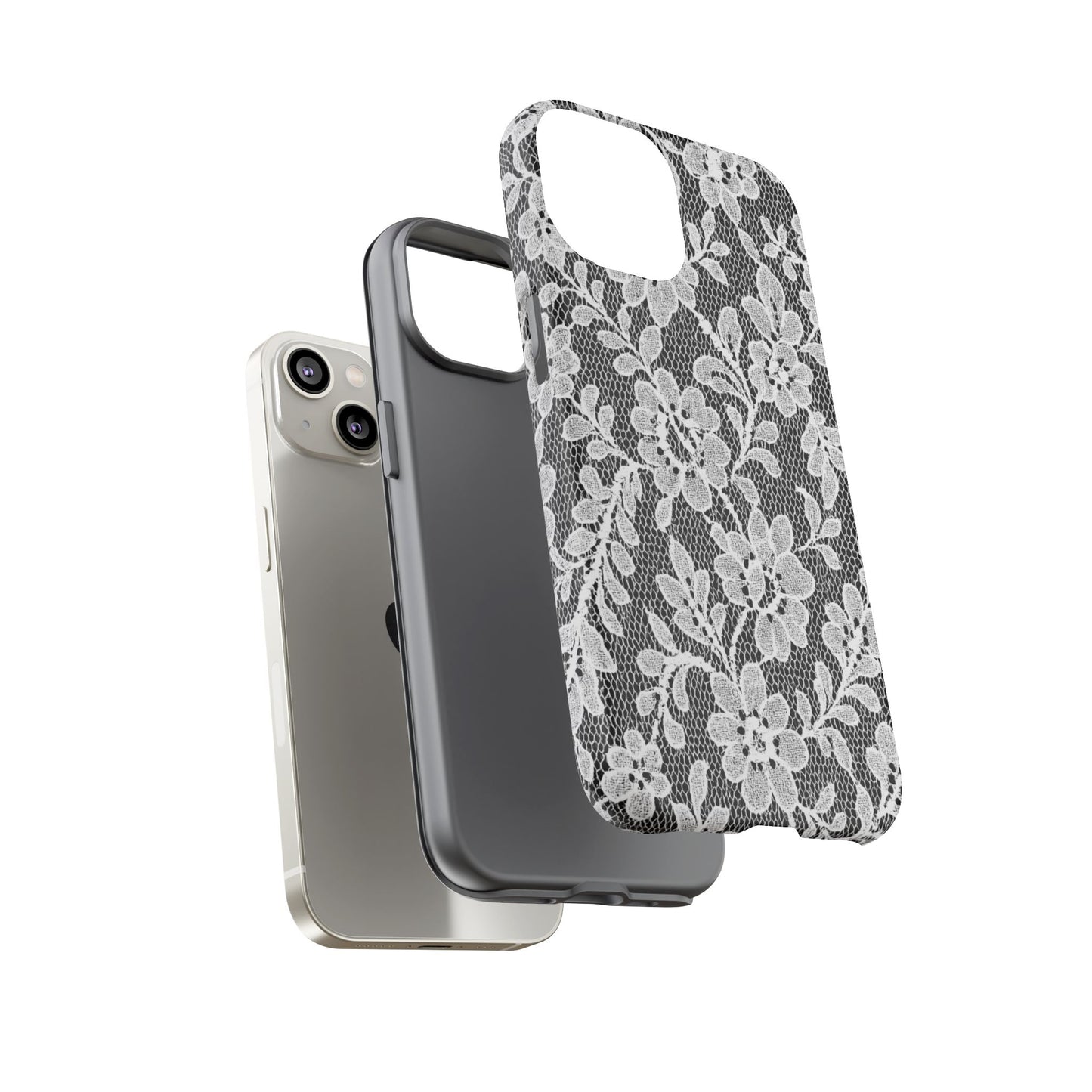 White Lace Phone Case