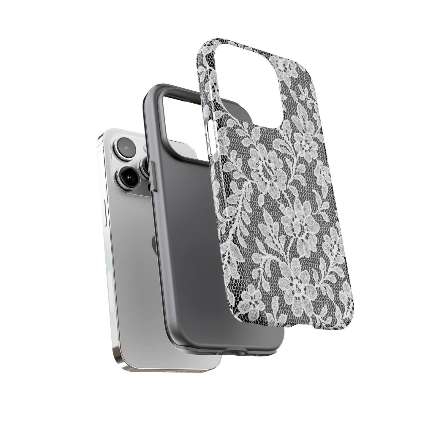 White Lace Phone Case