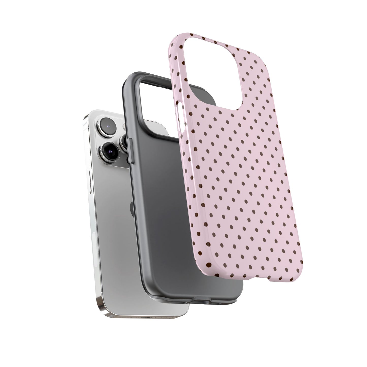 Light Pink Polka Dot Phone Case