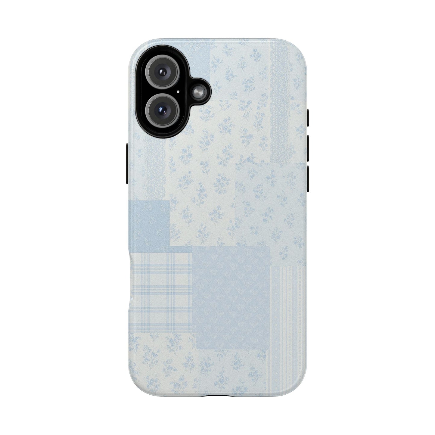 Blue Floral Lace Phone Case