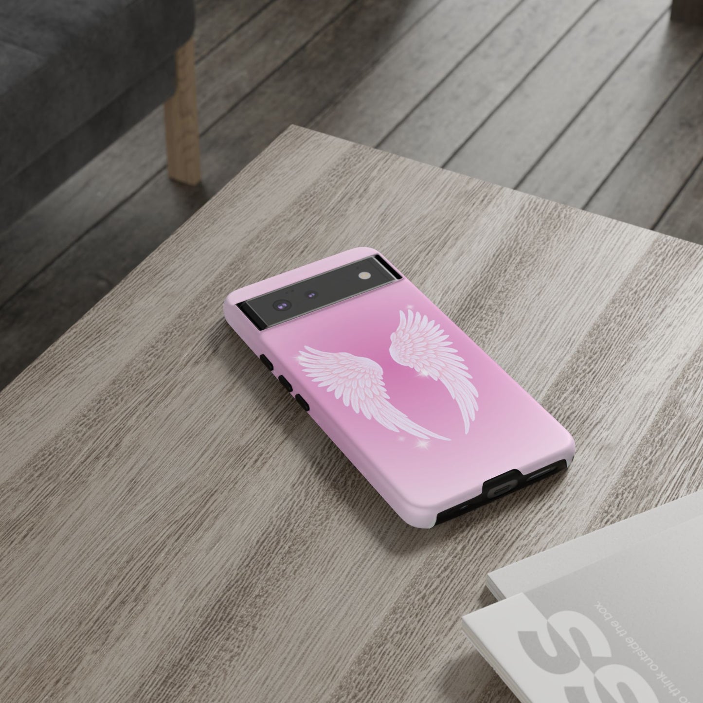 Pink Angel Wings Phone Case