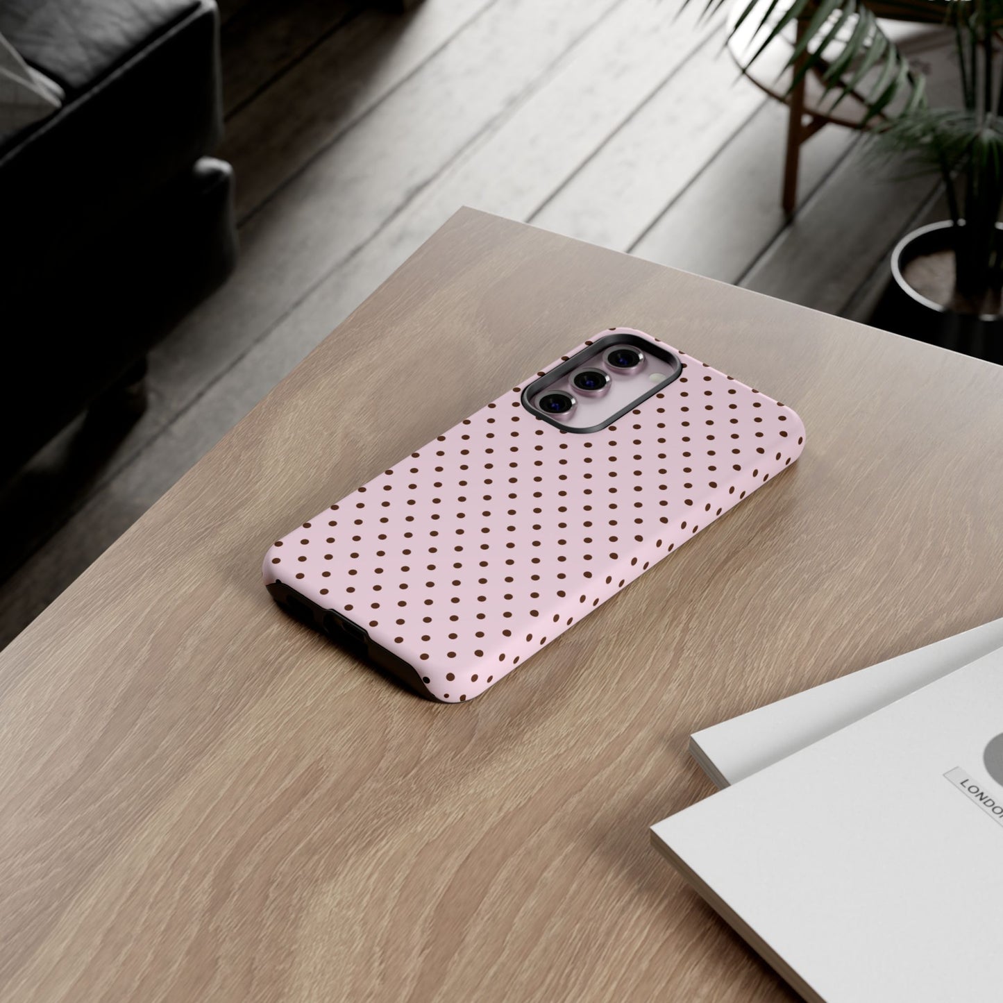 Light Pink Polka Dot Phone Case