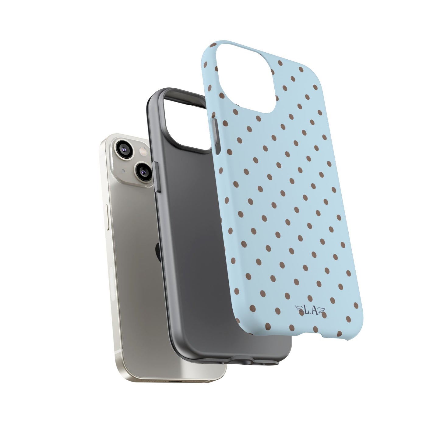 Blue Polka Dot Phone Case