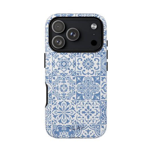 Blue Coastal Tile Phone Case