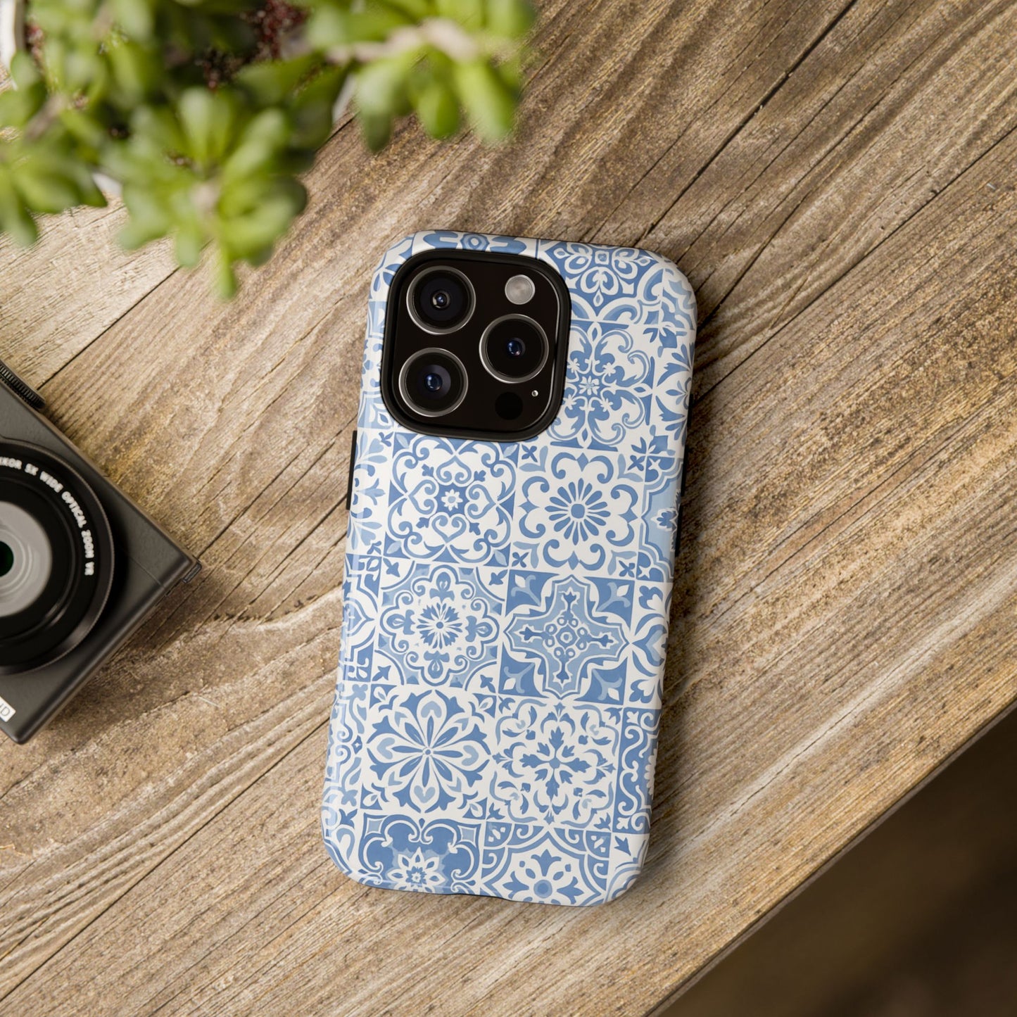 Blue Coastal Tile Phone Case