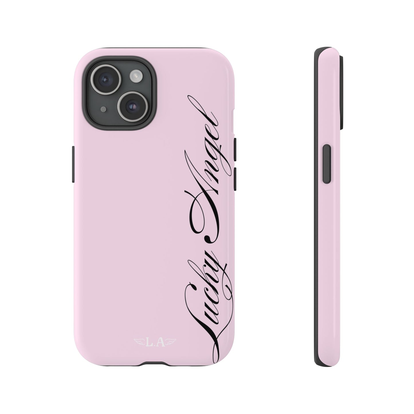 Lucky Angel Cursive Phone Case