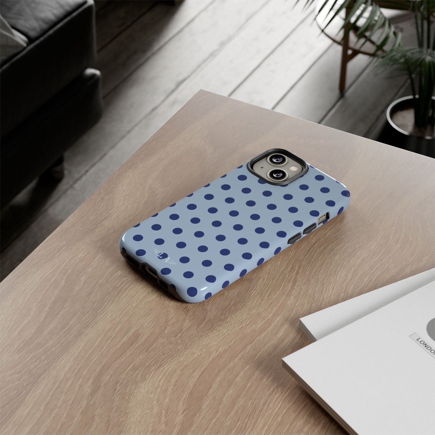 Blueberry Polka Dot Phone Case