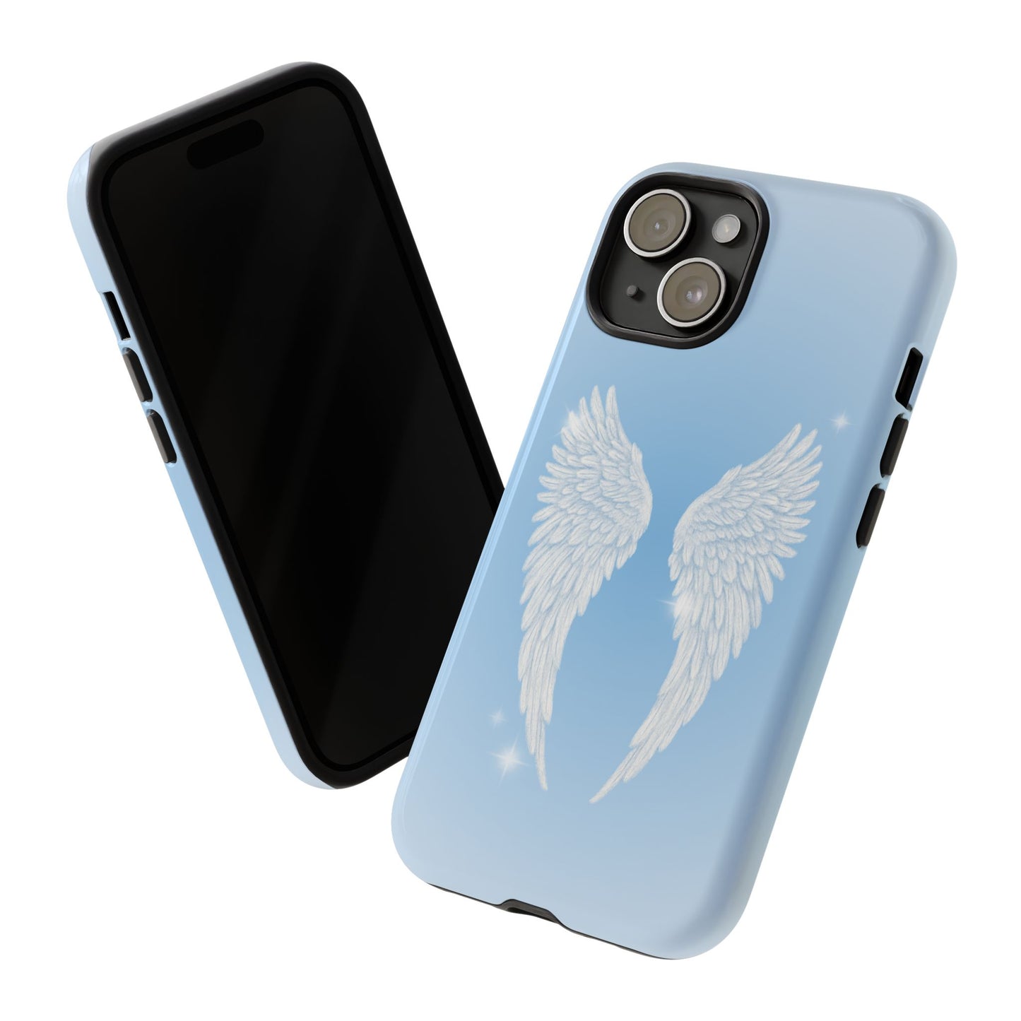 Blue Angel Wings Phone Case