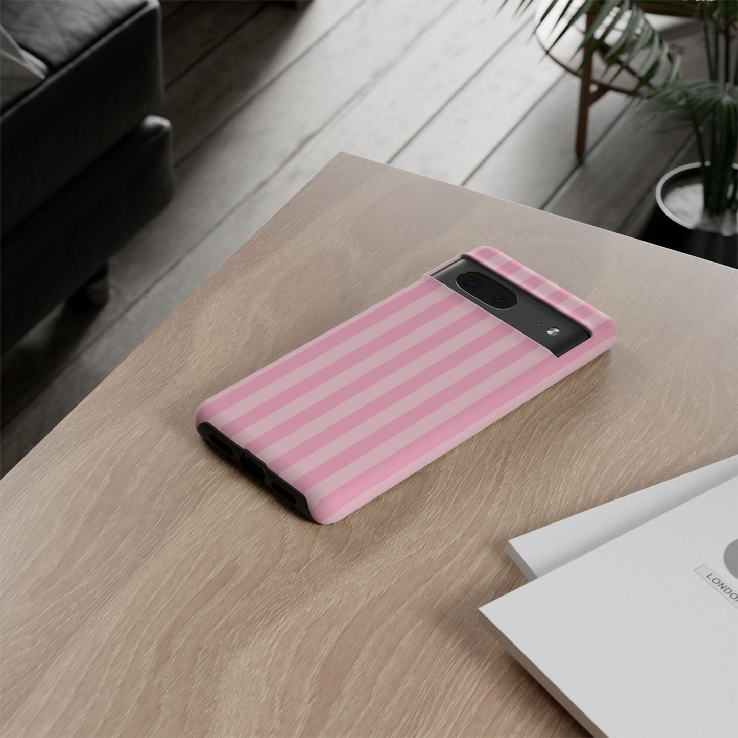 Pink Stripes Phone Case