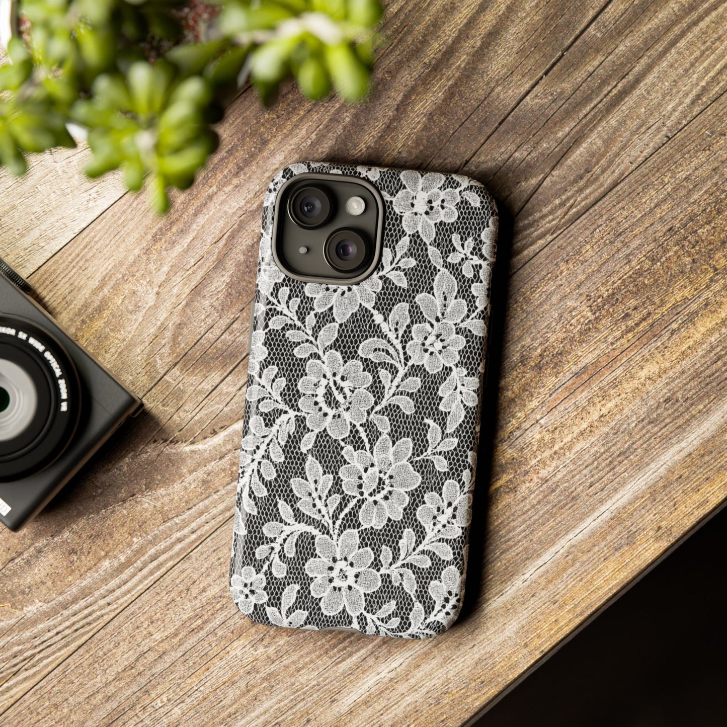White Lace Phone Case