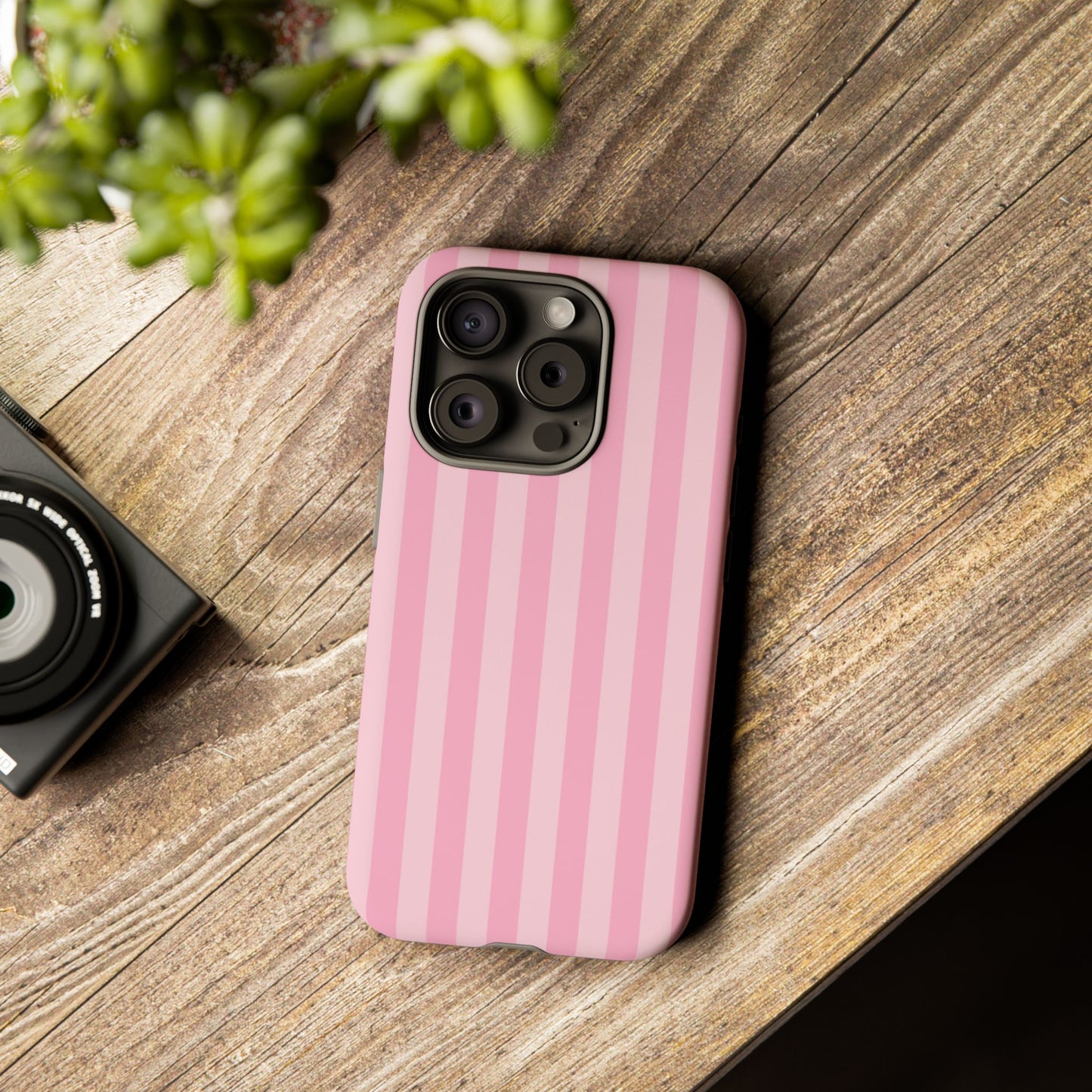 Pink Stripes Phone Case