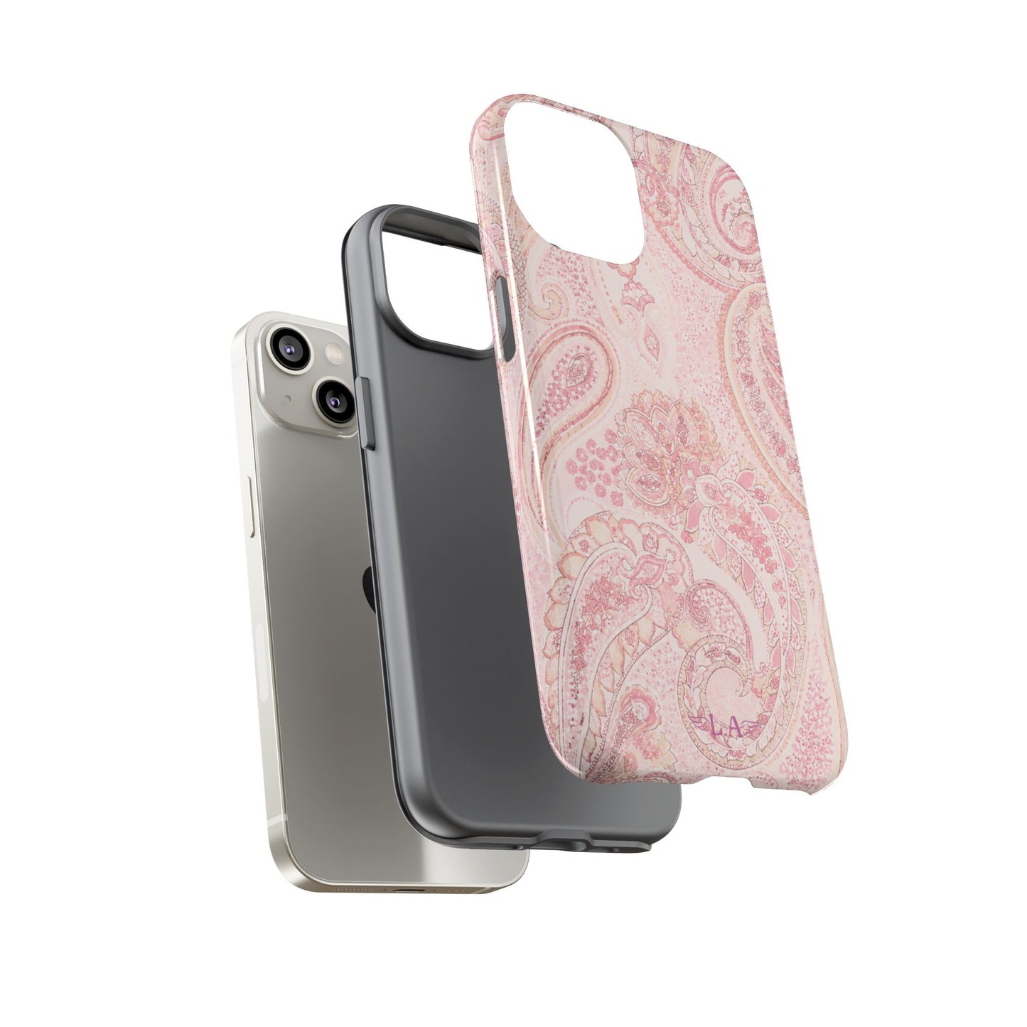 Pink Paisley Phone Case