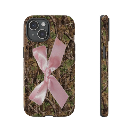 Camo and Bow Phone Case