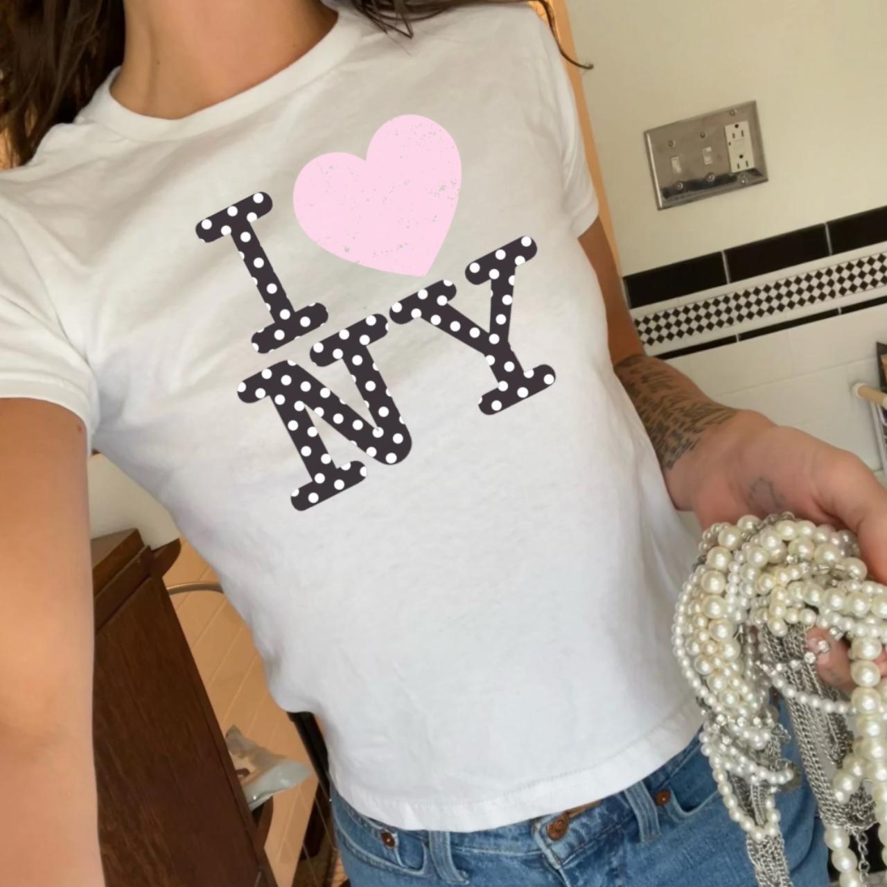 Polka Dot NY Baby Tee