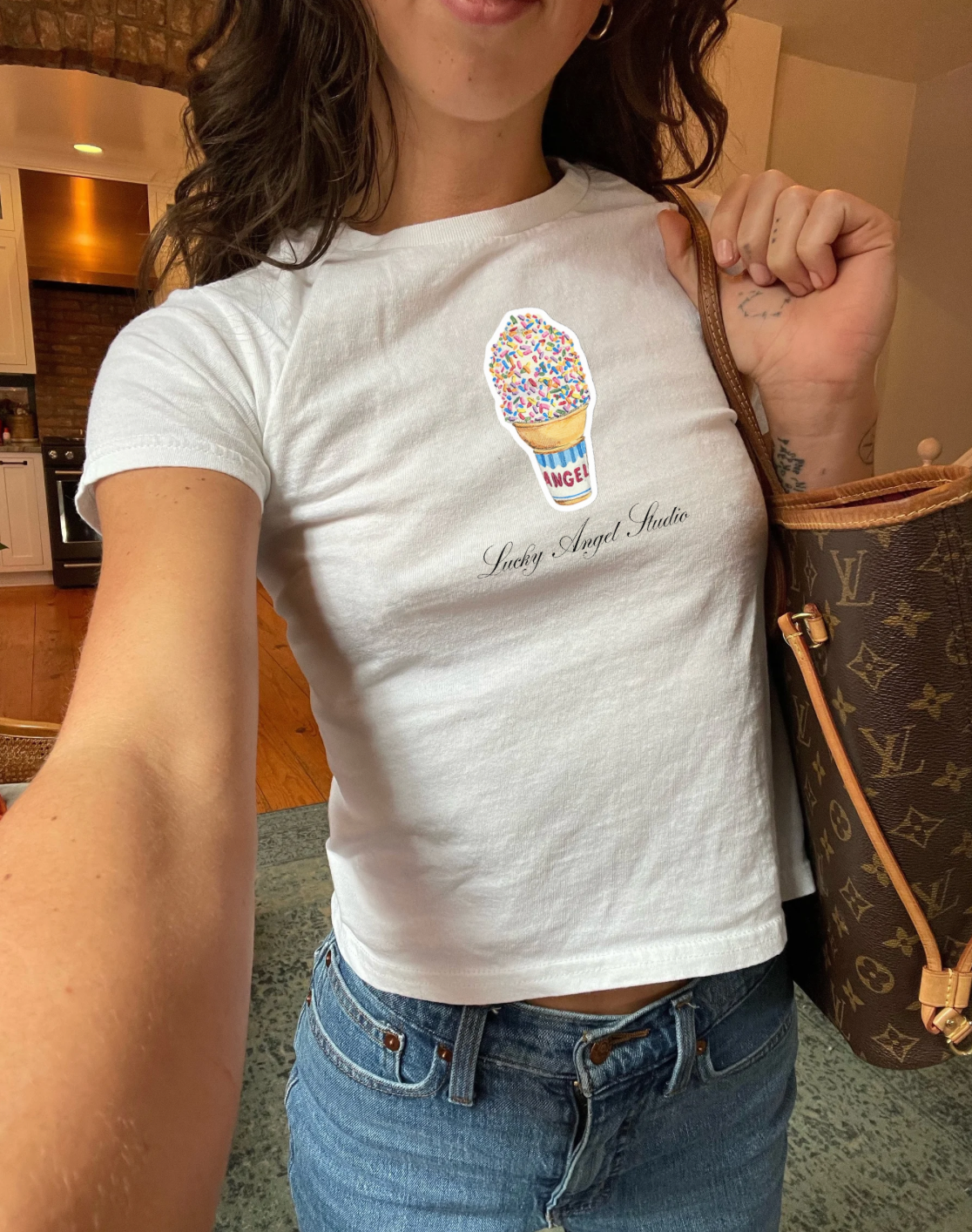 Rainbow Sprinkles Baby Tee