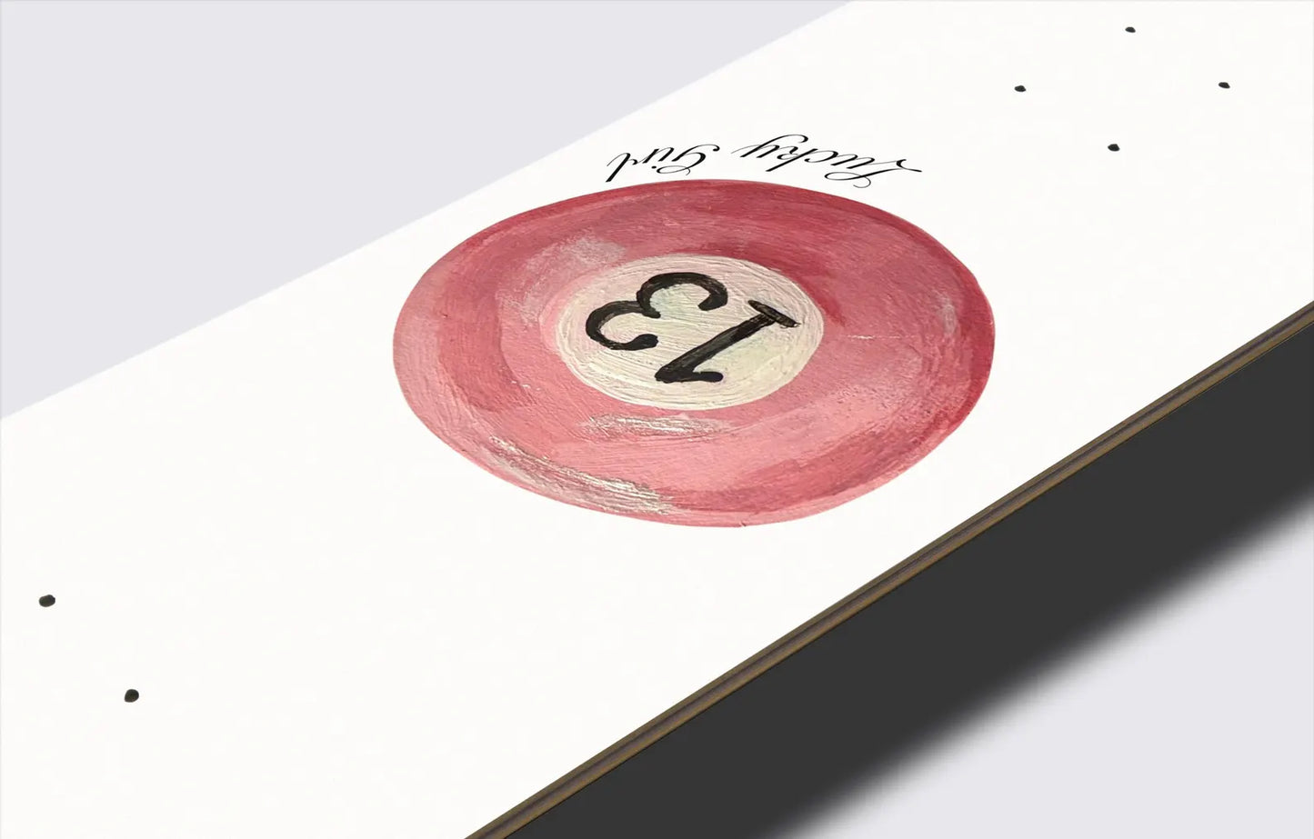 Pink Lucky Girl Skateboard