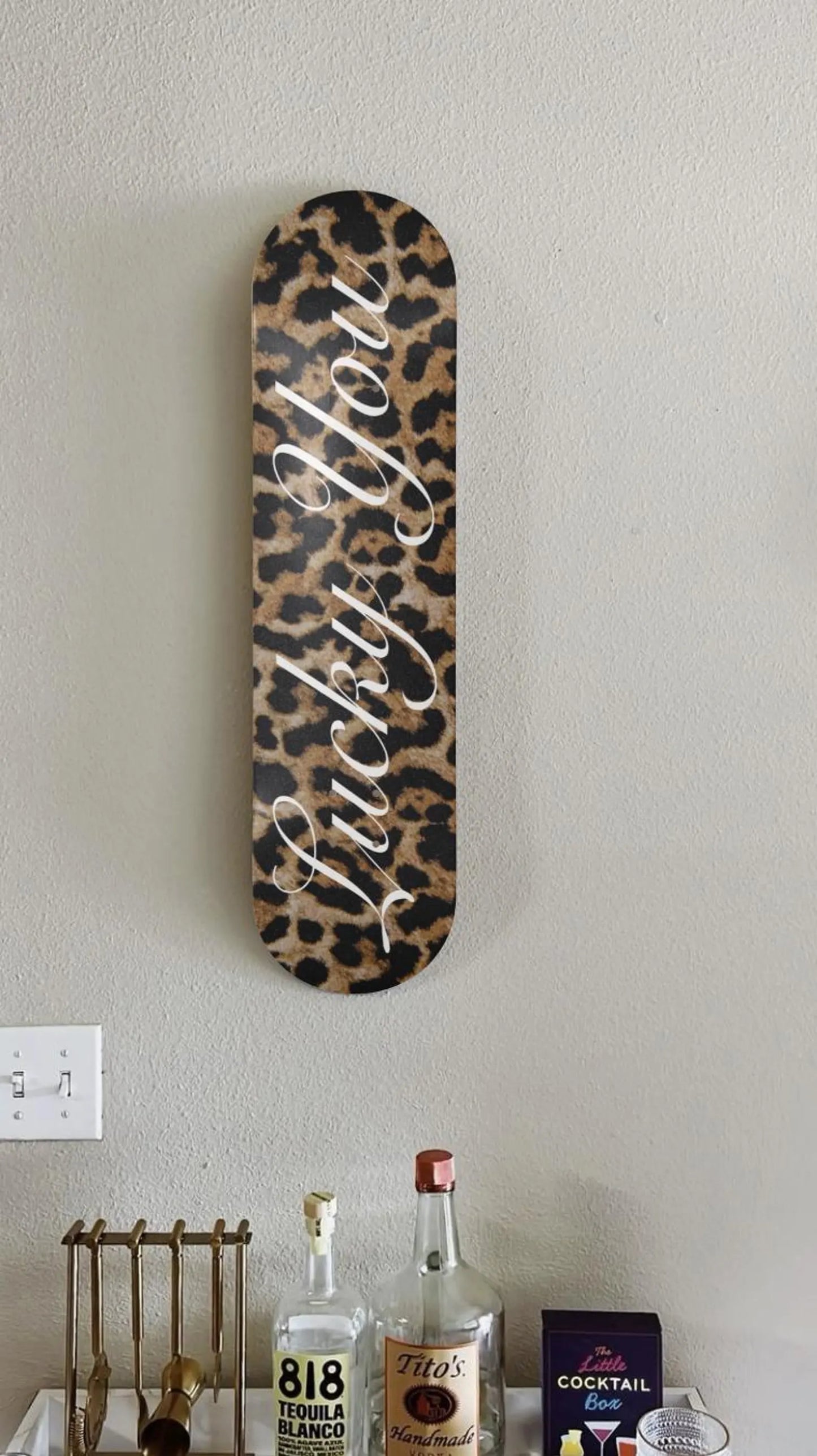 Lucky Leopard Skateboard