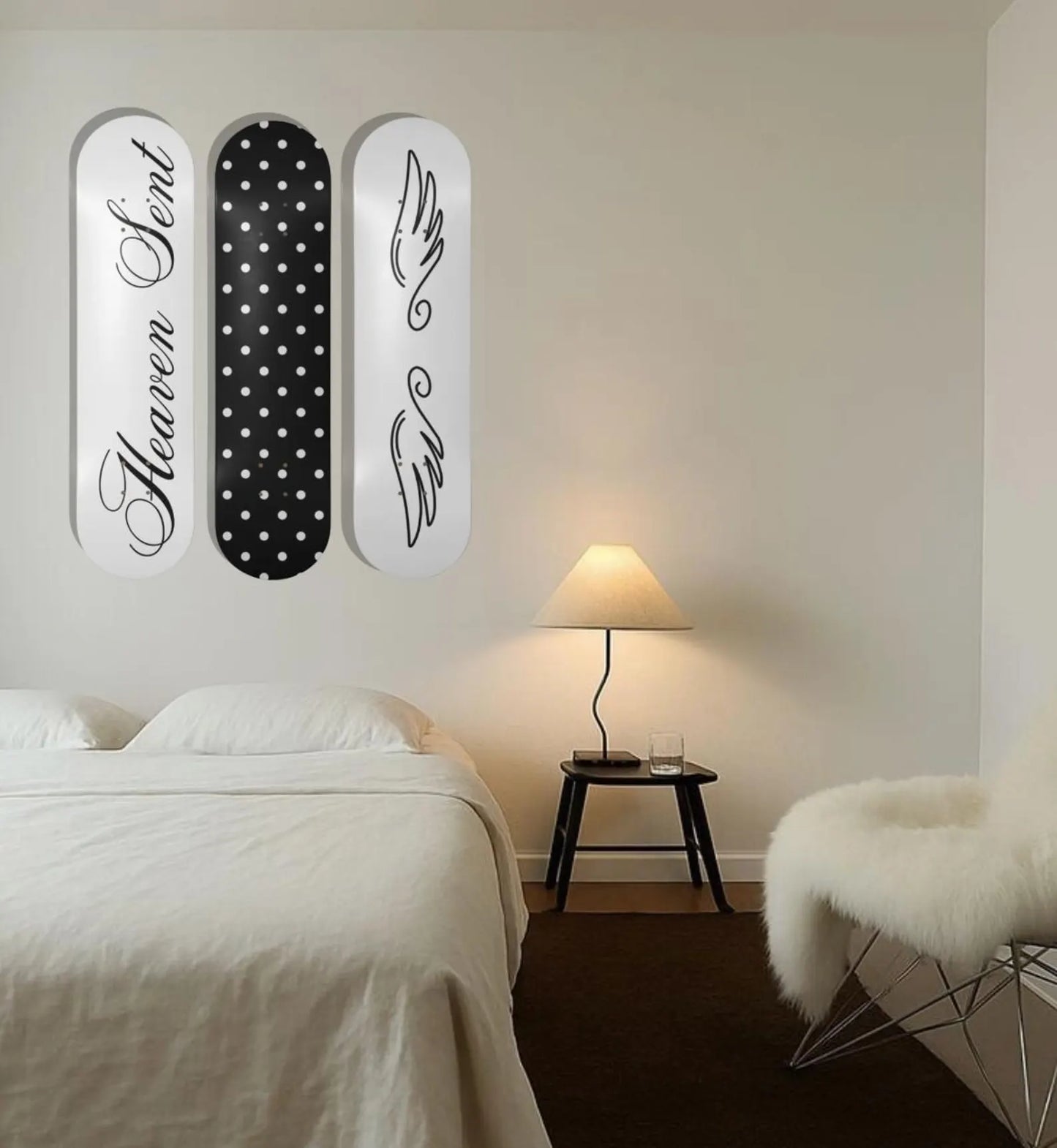 Polka Dot Skateboard Set