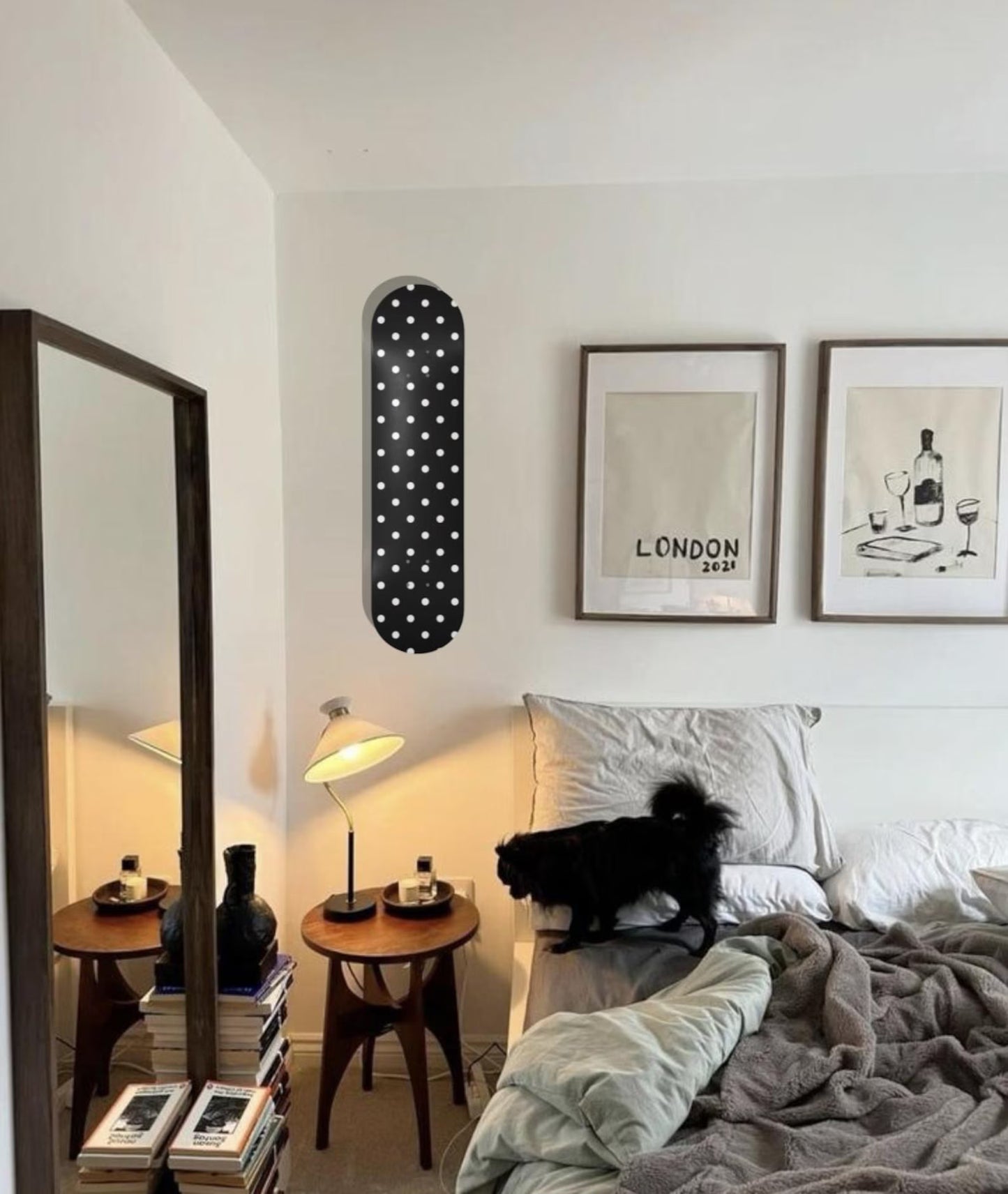 Polka Dot Skateboard