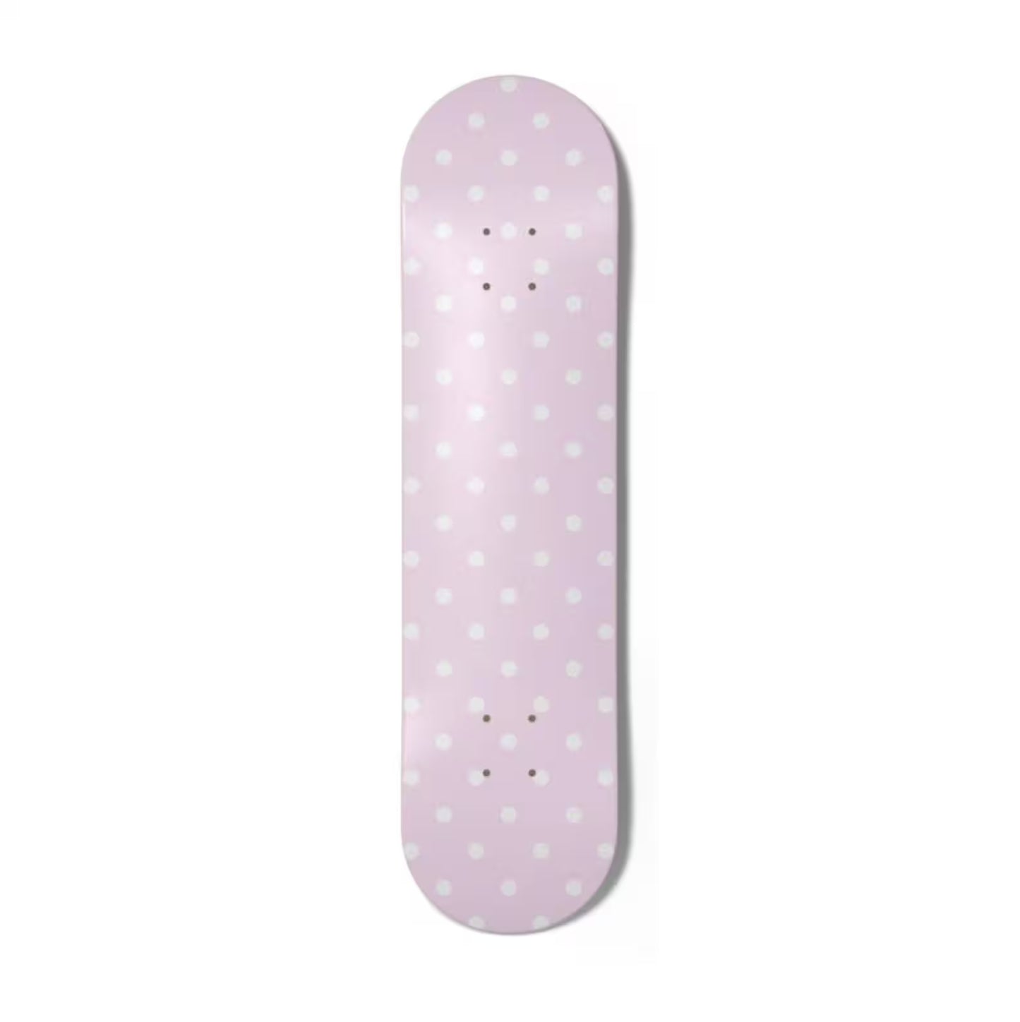 Pink Polka Dot Skateboard Set