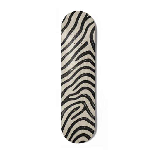 Zebra Print Skateboard